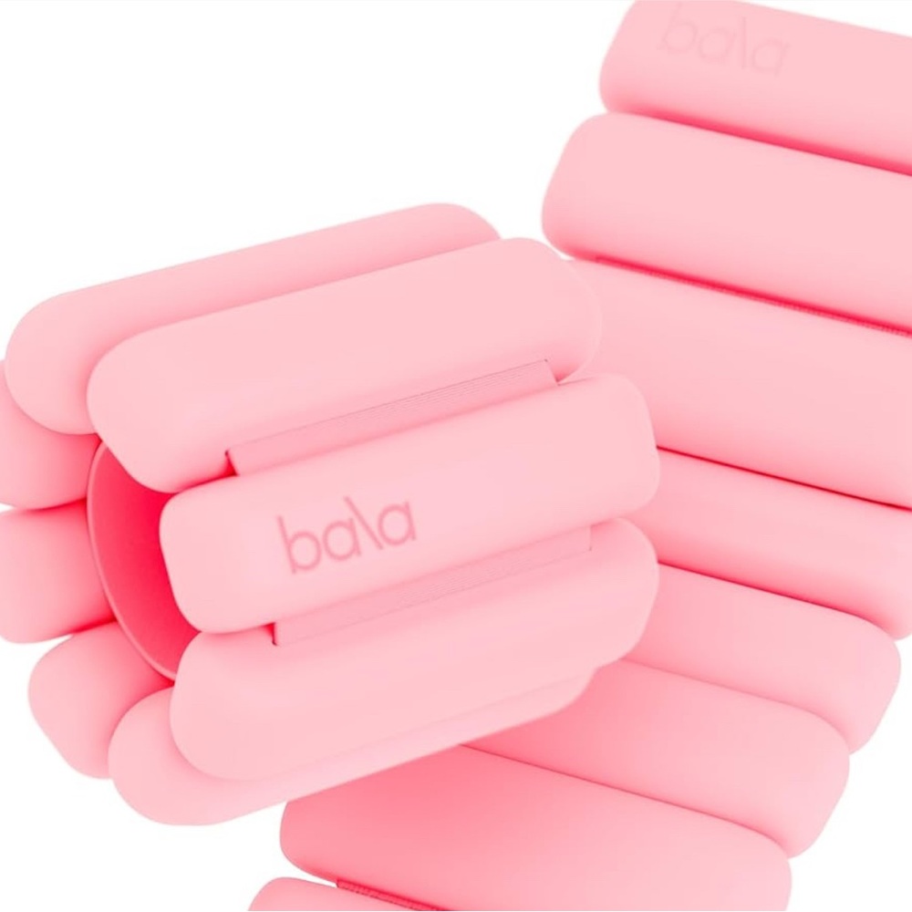 Bala Bangles ankle wrist weights 1 lb brand new silicone pink NIB
